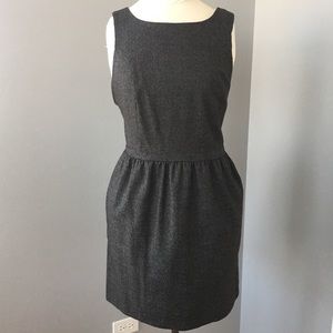 Woven Dress. Very flattering. Cute zipper detail.